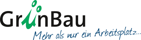 Logo GrünBau mit Unterzeile